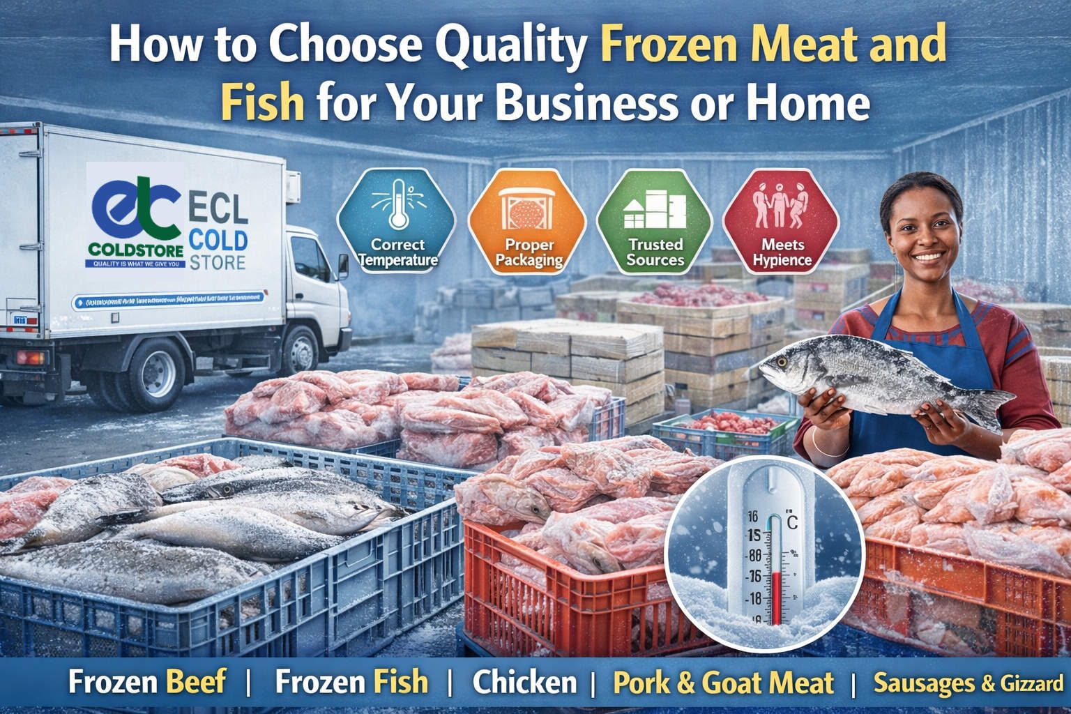 Quality Frozen Meat and Fish for Your Business or Home in Ghana